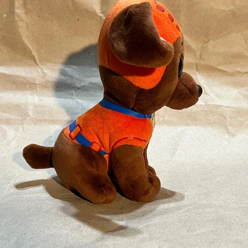 Ty Small Zuma PAW Patrol Plush‎ Brown Orange Beanie Boos Glitter Eyes 2017